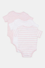 Load image into Gallery viewer, طقم لباس داخلي مطبوع باللونين الأبيض والوردي للأطفال
