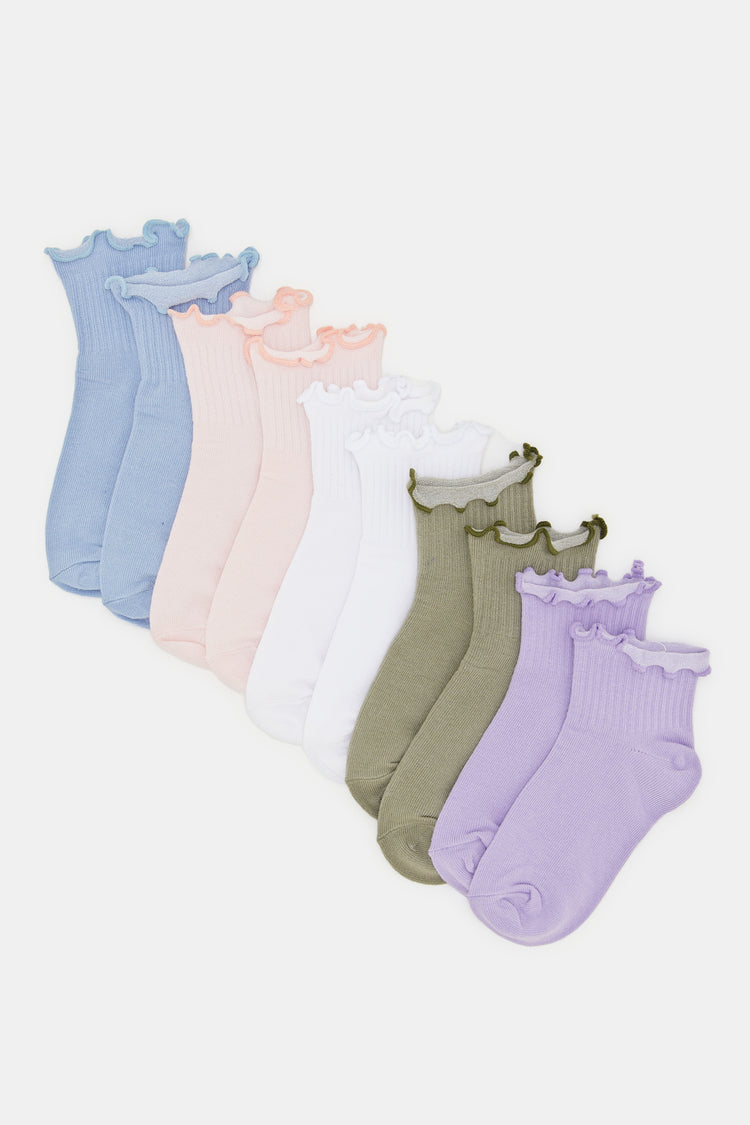 جوارب طويلة للفتيات مطبوعة متنوعة