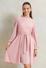 Load image into Gallery viewer, فستان وردي L/S: وردي شاحب: 8
