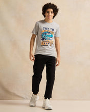 Load image into Gallery viewer, بنطلون طاولة أسود سهل الارتداء للأولاد الكبار بدون أكمام
