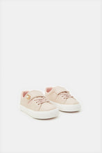 Load image into Gallery viewer, حذاء رياضي مزين بزهرة وردية للبنات
