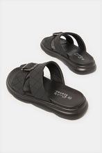 Load image into Gallery viewer, صندل تقليدي أسود للأولاد
