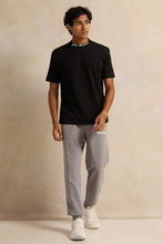 Load image into Gallery viewer, تي شيرت رجالي أسود مطبوع
