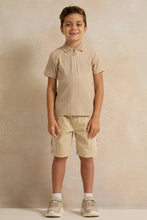 Load image into Gallery viewer, تي شيرت بولو جاكار بيج للأولاد
