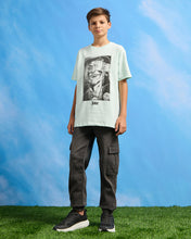 Load image into Gallery viewer, بنطال رياضي رمادي سهل الارتداء للأولاد الكبار
