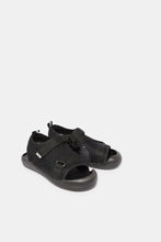 Load image into Gallery viewer, صندل صياد أسود للأولاد
