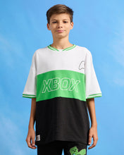 Load image into Gallery viewer, تي شيرت تي شيرت XBOX كبير الحجم باللون الأبيض/الأخضر/الأسود: متنوع: 8-9 سنوات
