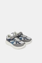 Load image into Gallery viewer, حذاء رياضي سميك متعدد الألوان للأولاد الكبار باللون الرمادي
