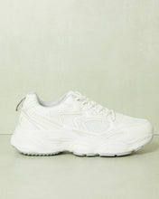 Load image into Gallery viewer, حذاء رياضي رجالي أبيض اللون مصنوع من مادة سميكة
