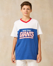 Load image into Gallery viewer, تي شيرت تي شيرت ملكي بمقاس كبير NY GIANTS: ملكي: 8-9 سنوات
