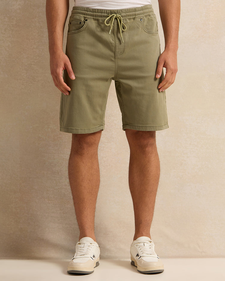 شورت جينز أخضر للرجال