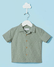 Load image into Gallery viewer, قميص جاكار بأكمام قصيرة - أخضر زيتوني – ردتاغ اليمن
