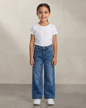 Load image into Gallery viewer, جينز داكن اللون واسع الساق: غسيل داكن: 2
