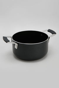 Black Aluminum Nonstick Mini Sauce Pot (14cm)