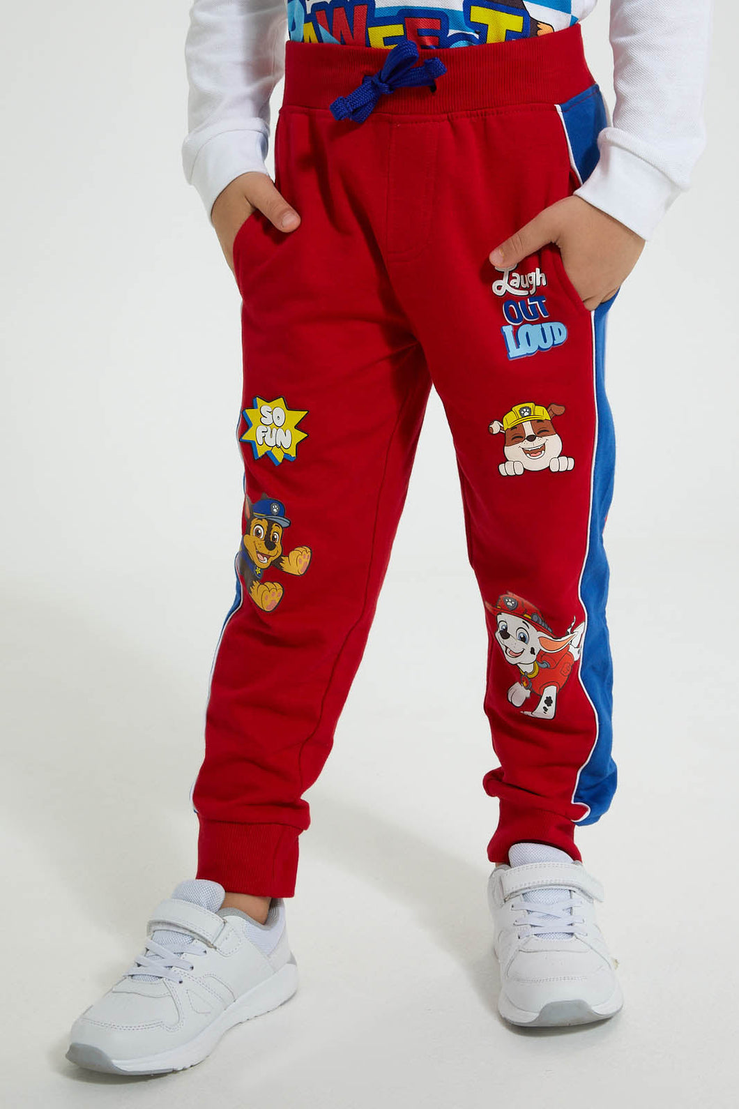 Red Paw Patrol Jogger جوغر باللون الأحمر بطبعة شخصية