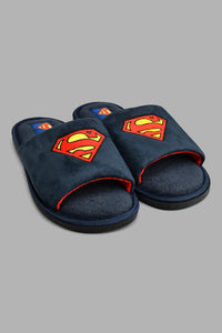 Navy Superman Slipper شبشب سوبرمان باللون الكحلي
