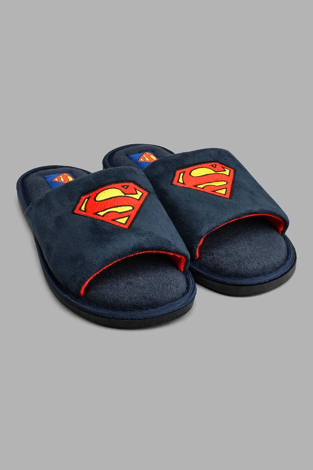 Navy Superman Slipper شبشب سوبرمان باللون الكحلي
