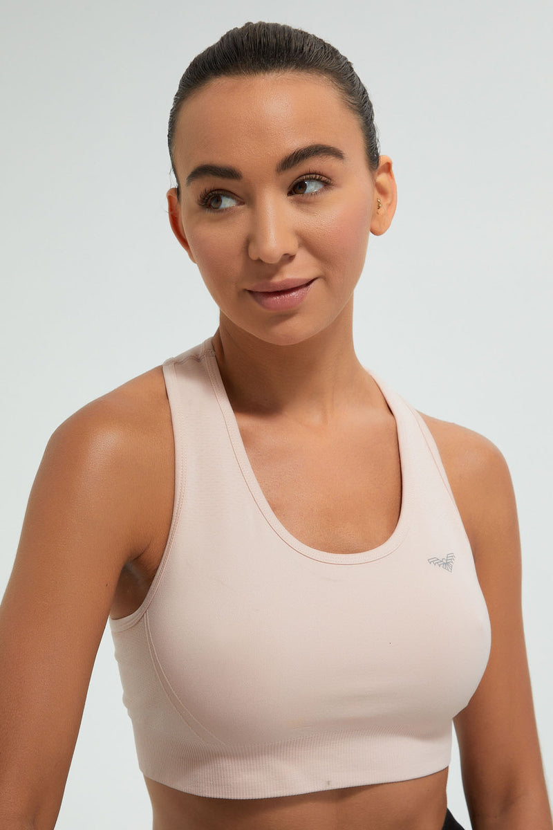 Pink Sports Bra صدرية رياضية باللون الوردي