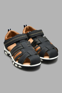 Navy Fisherman Sandal صندل باللون الكحلي