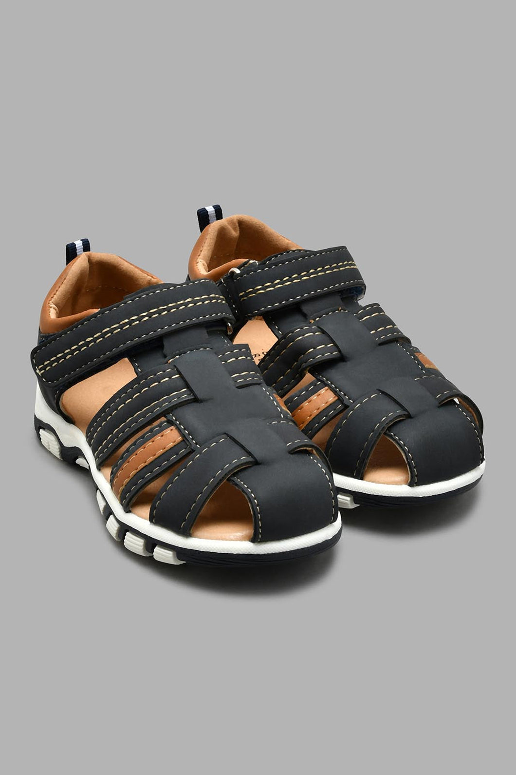 Navy Fisherman Sandal صندل باللون الكحلي