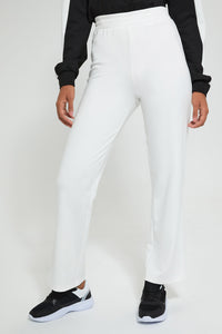 White Active Pant بنطلون رياضي باللون الأبيض