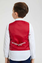 Load image into Gallery viewer, Red And White Shirt Set (3 Piece) طقم تيشيرت باللون الأحمر والأبيض (3 قطع)
