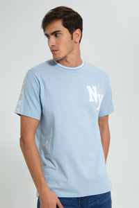 Blue New York T-Shirt تيشيرت نيويورك بلون أزرق فاتح