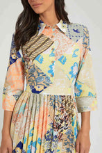 Load image into Gallery viewer, Multicolour Pleated Dress فستان كسرات متنوع الألوان
