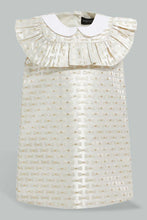 Load image into Gallery viewer, Ivory Peter Pan Dress For Baby Girls

