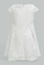 Load image into Gallery viewer, Ivory Lace Pleated Dress For Baby Girls
