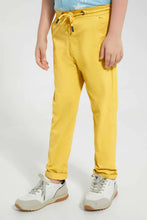 Load image into Gallery viewer, Yellow Pull On Trouser بنطلون كاجول باللون الأصفر
