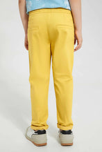 Load image into Gallery viewer, Yellow Pull On Trouser بنطلون كاجول باللون الأصفر
