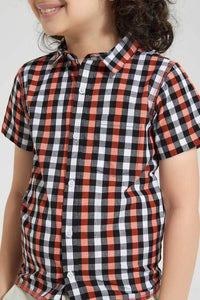 Multicolour Checkered Shirt قميص كاروهات متعدد الألوان